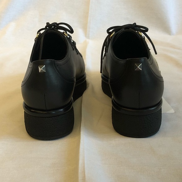 V Creep Leather Lace-Up Platform Shoe (EUR 38) - Picture 3 of 5